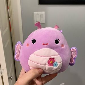 Brenda the butterfly with flowers squishmallow